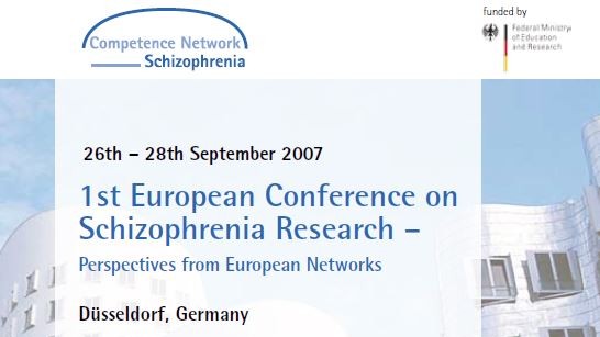 1st European Conference on Schizophrenia Research